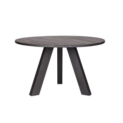 Woood Eettafel Rhonda Blacknight 129cm