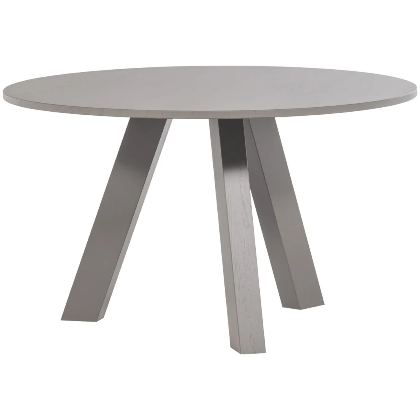 Woood Eettafel Rhonda Ø129cm Eiken Warmgrijs