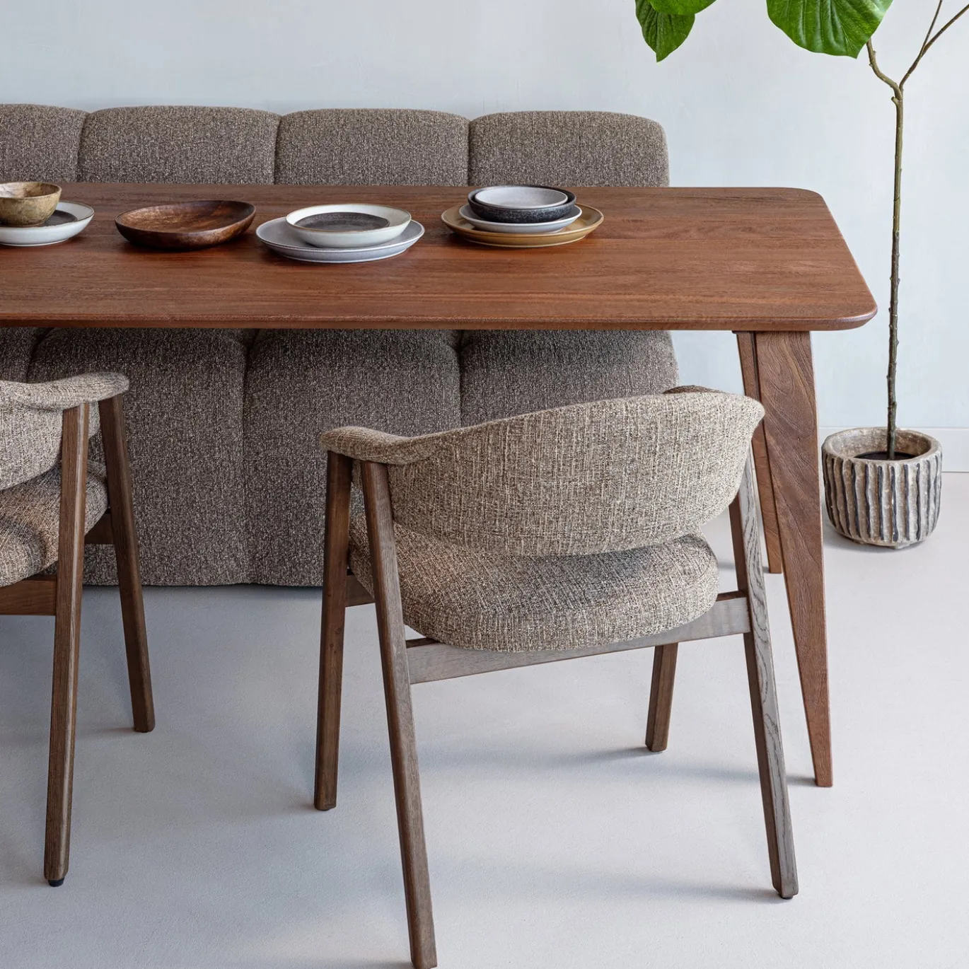 Woood Eettafel Rubo Mangohout Bruin 220x95cm
