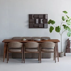 Woood Eettafel Rubo Mangohout Bruin 220x95cm