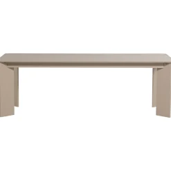 Woood Eettafel Tablo Afgerond Dl 240x100cm Dakargrau