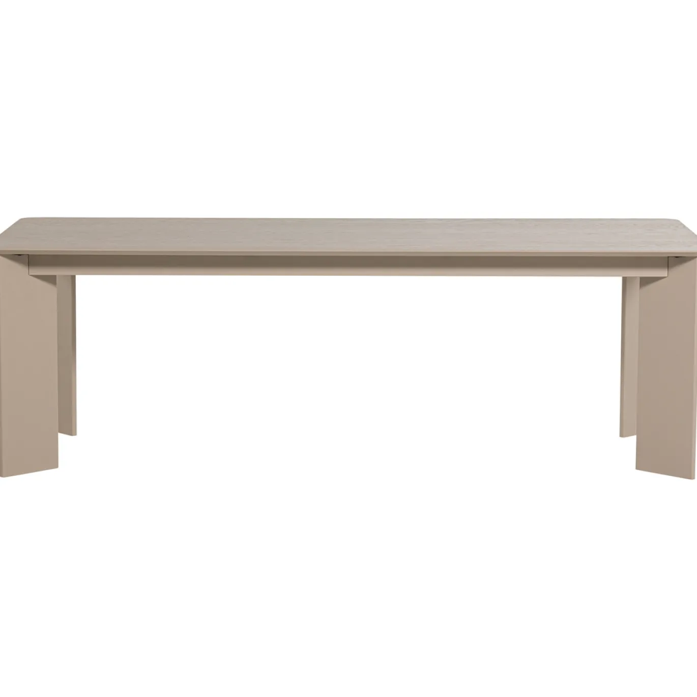 Woood Eettafel Tablo Afgerond Dl 240x100cm Dakargrau