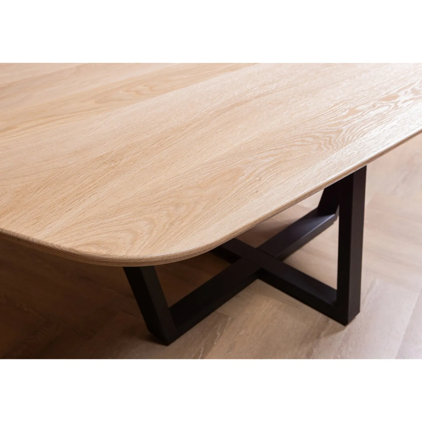 Woood Eettafel Tablo Organisch Dl 220x100cm Transparant
