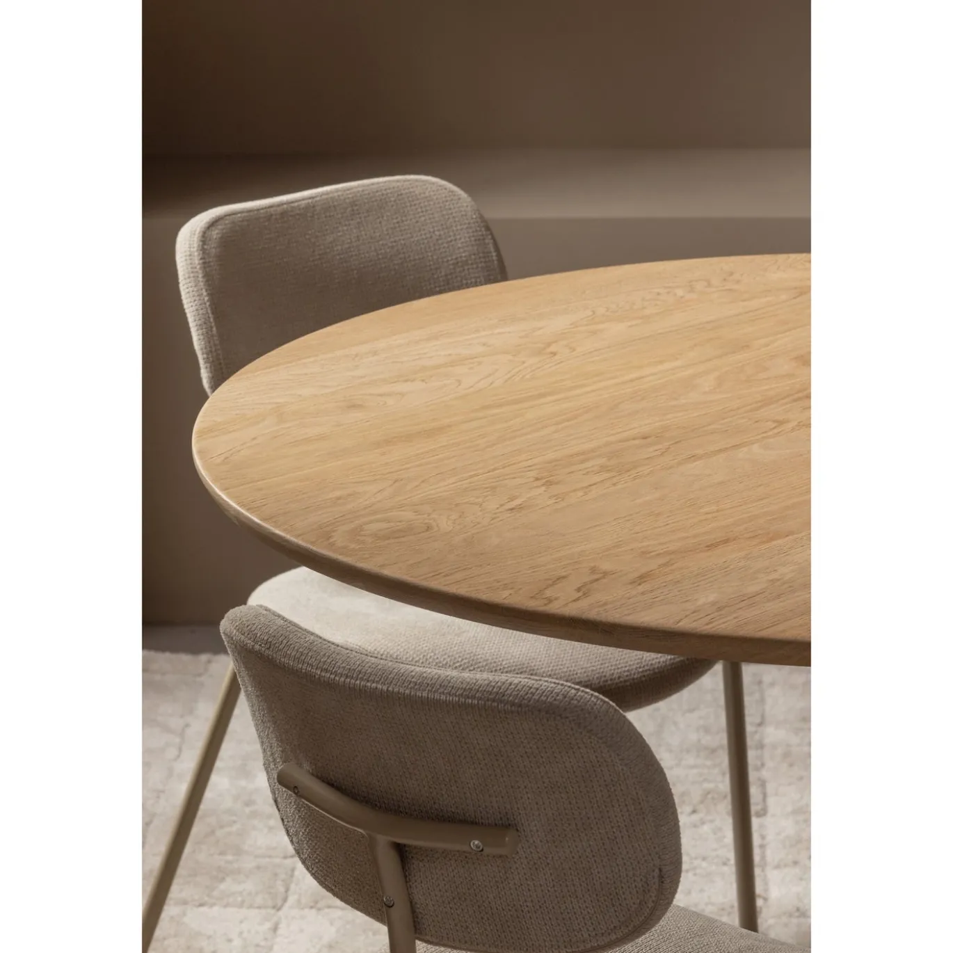 Woood Eettafel Tablo Rond Vl O120cm Transparant