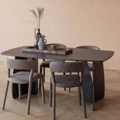 Woood Eettafel Veere Deens Ovaal Mystic Brown 180cm