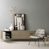 Woood Fauteuil Aure Chenille Beige/zwart