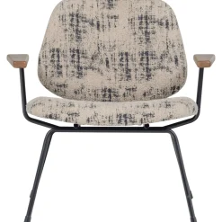 Woood Fauteuil Aure Chenille Beige/zwart