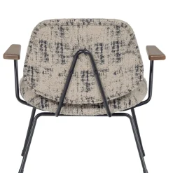 Woood Fauteuil Aure Chenille Beige/zwart