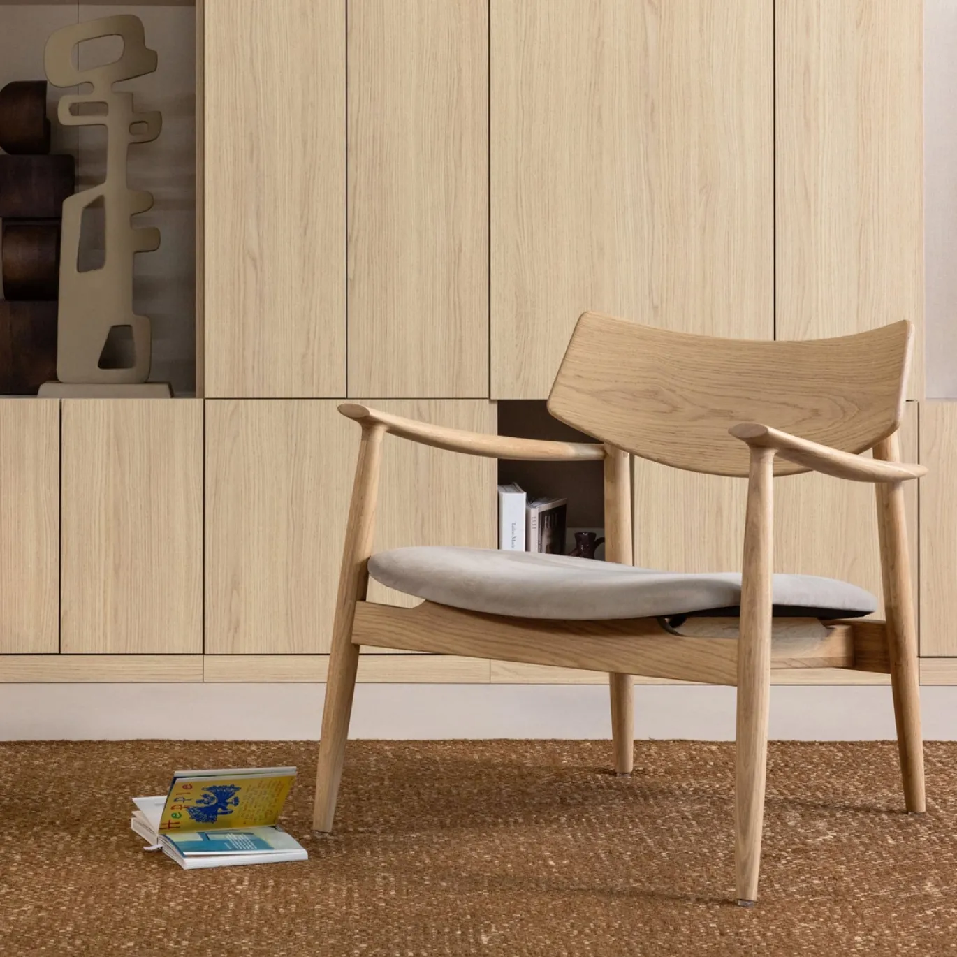 Woood Fauteuil Bask Eikenhout Naturel
