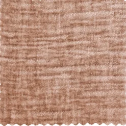 Woood Fauteuil Bean Chenille Velvet Perzikroze