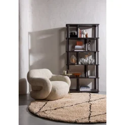 Woood Fauteuil Folke Chenille Naturel Melange