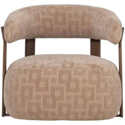 Woood Fauteuil Foon 3d Structuurstof Zand