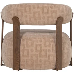 Woood Fauteuil Foon 3d Structuurstof Zand