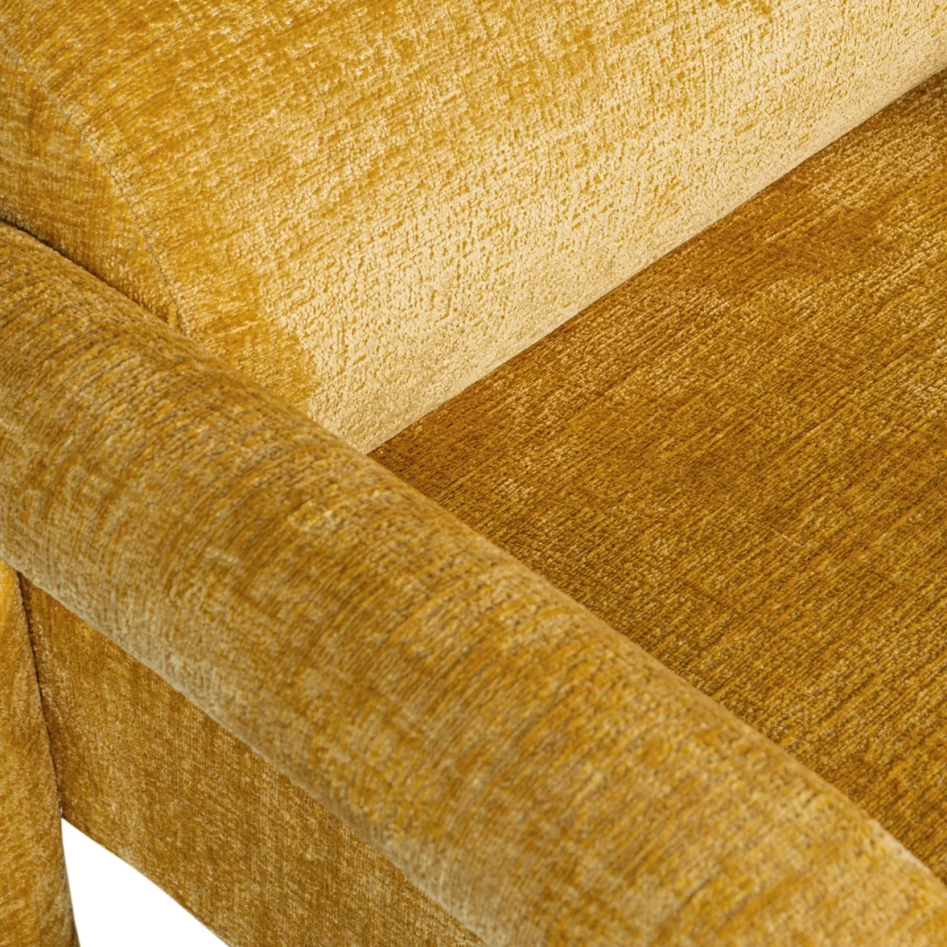 Woood Fauteuil Lenny In Grove Textuur Goud/Geel
