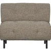 Woood Fauteuil Lloyd Grof Geweven Bruin Melange