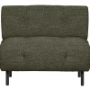 Woood Fauteuil Lloyd Grof Geweven Groen Melange