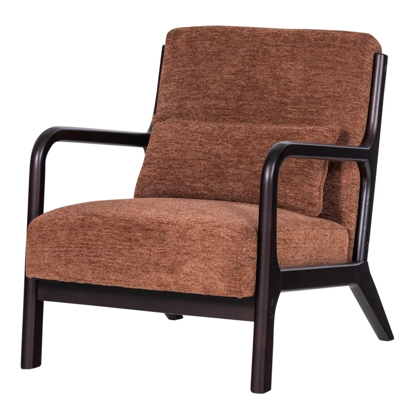 Woood Fauteuil Mark Chenille Bruin