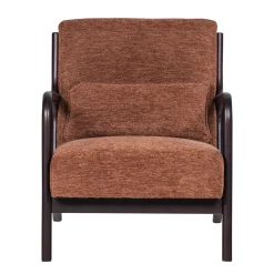 Woood Fauteuil Mark Chenille Bruin