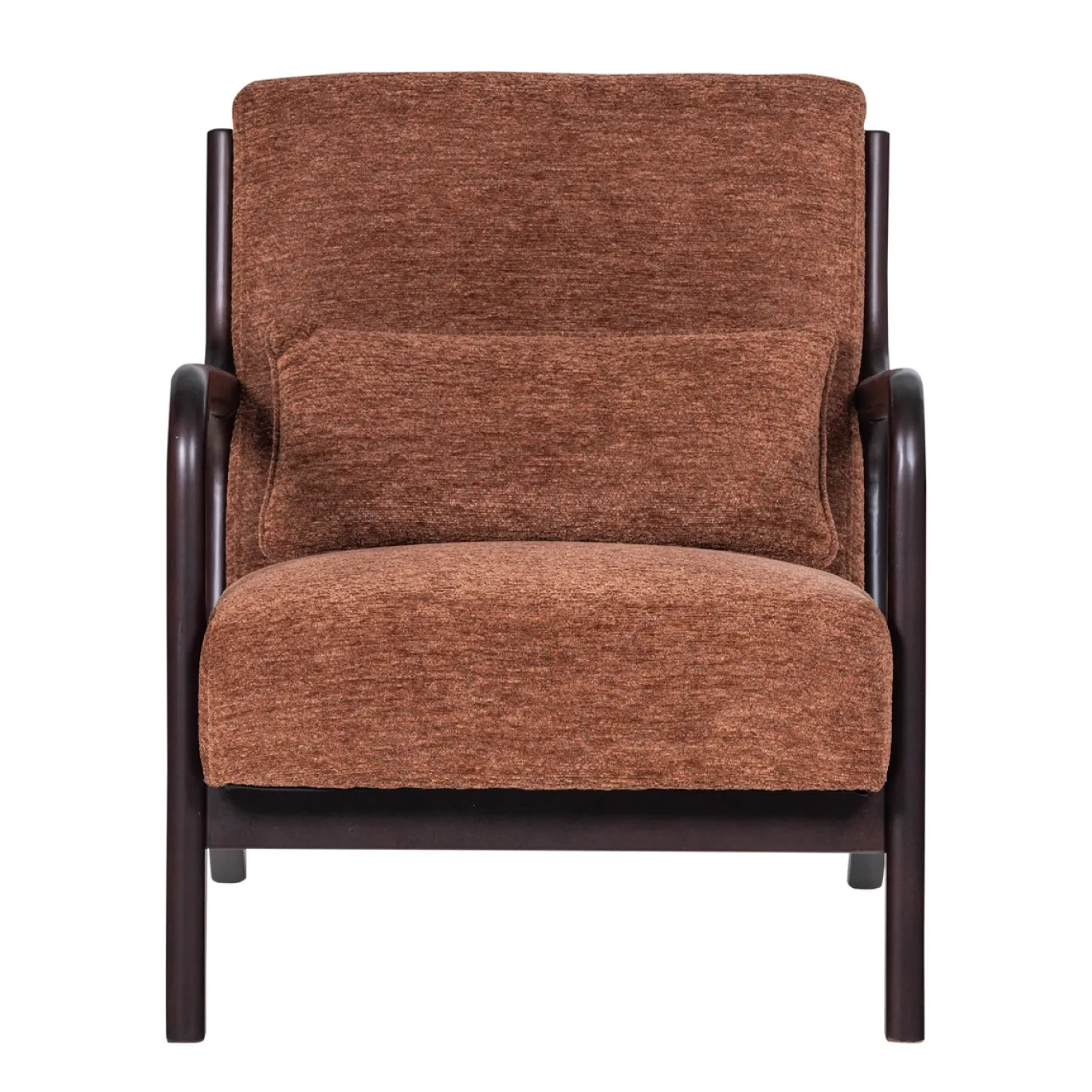 Woood Fauteuil Mark Chenille Bruin