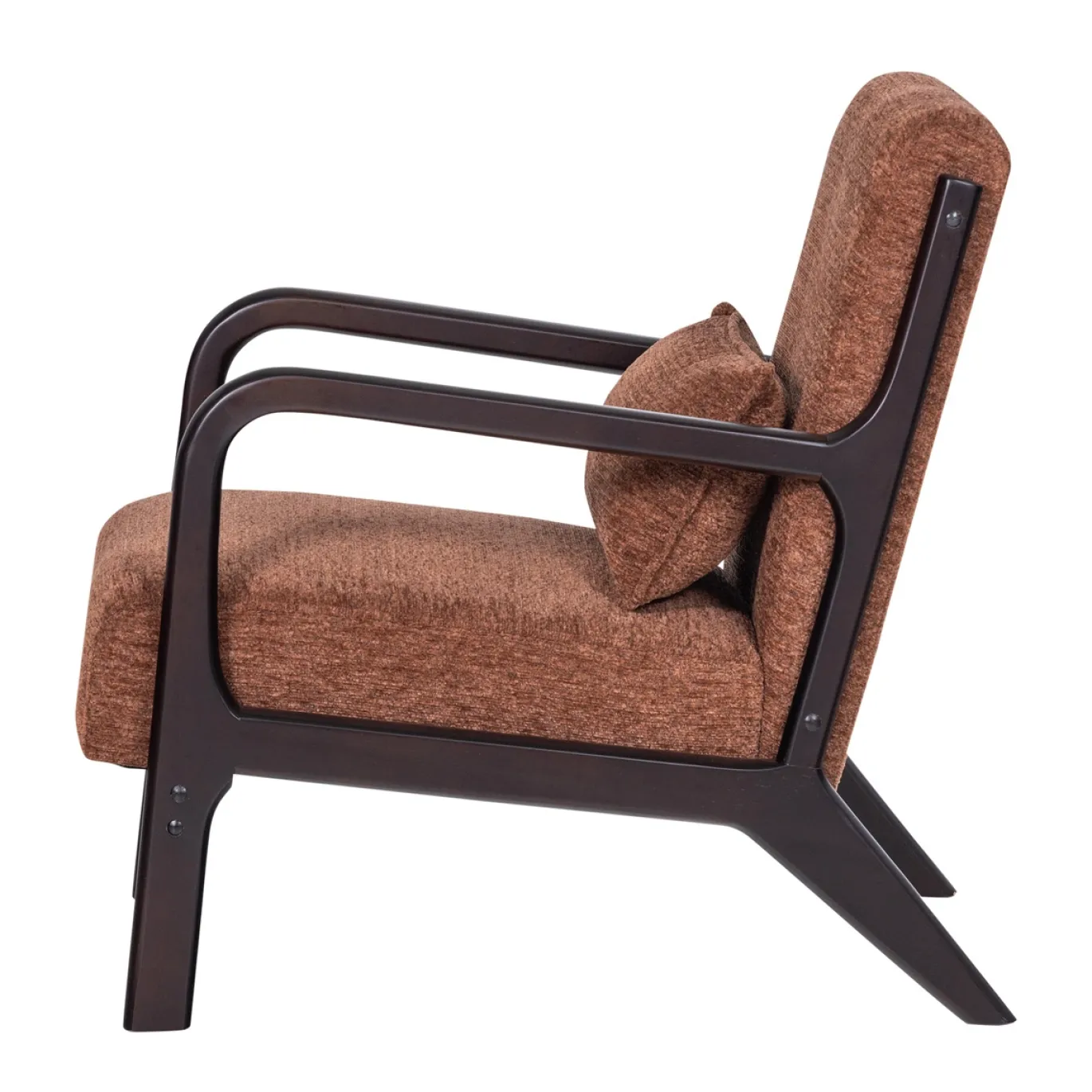 Woood Fauteuil Mark Chenille Bruin