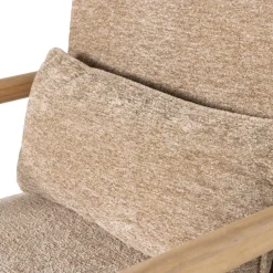 Woood Fauteuil Mark Chenille Zand