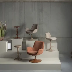 Woood Fauteuil Marten In Hoogte Verstelbaar Oranje