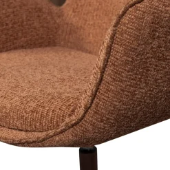 Woood Fauteuil Marten In Hoogte Verstelbaar Oranje