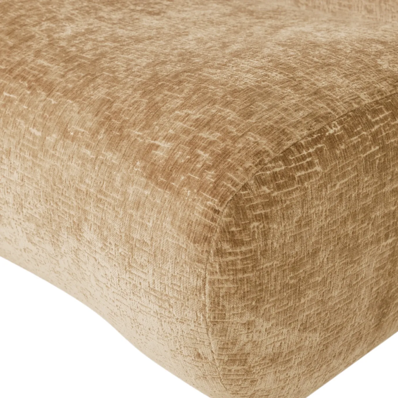 Woood Fauteuil Nomu Craquele Velvet Lichtgeel