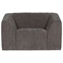 Woood Fauteuil Omaire Chenille Grijs