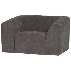 Woood Fauteuil Omaire Chenille Grijs