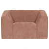Woood Fauteuil Omaire Chenille Lichtroze