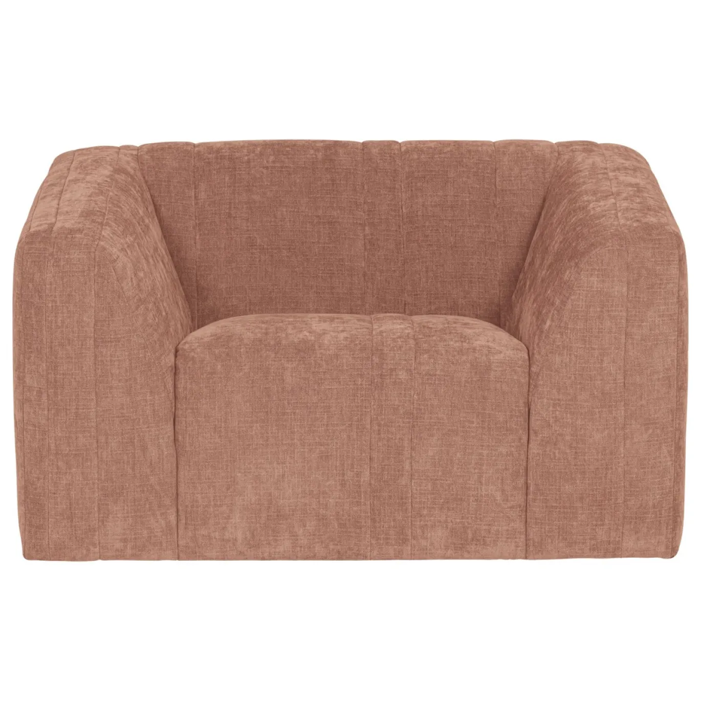 Woood Fauteuil Omaire Chenille Lichtroze