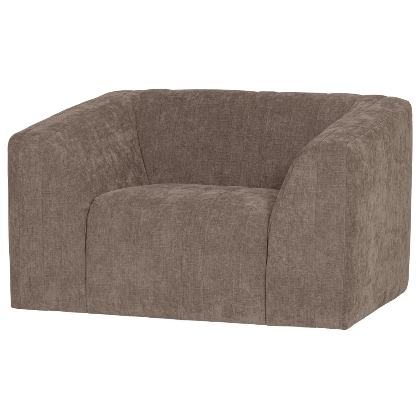 Woood Fauteuil Omaire Chenille Taupe