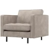 Woood Fauteuil Rodeo Classic Ribstof Donkerzand