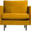 Woood Fauteuil Rodeo Classic Velvet Oker