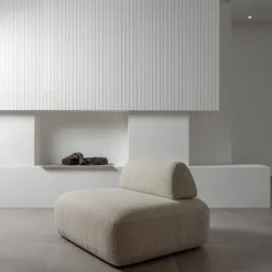 Woood Fauteuil Sterck Met Verplaatsbare Rugleuning Naturel