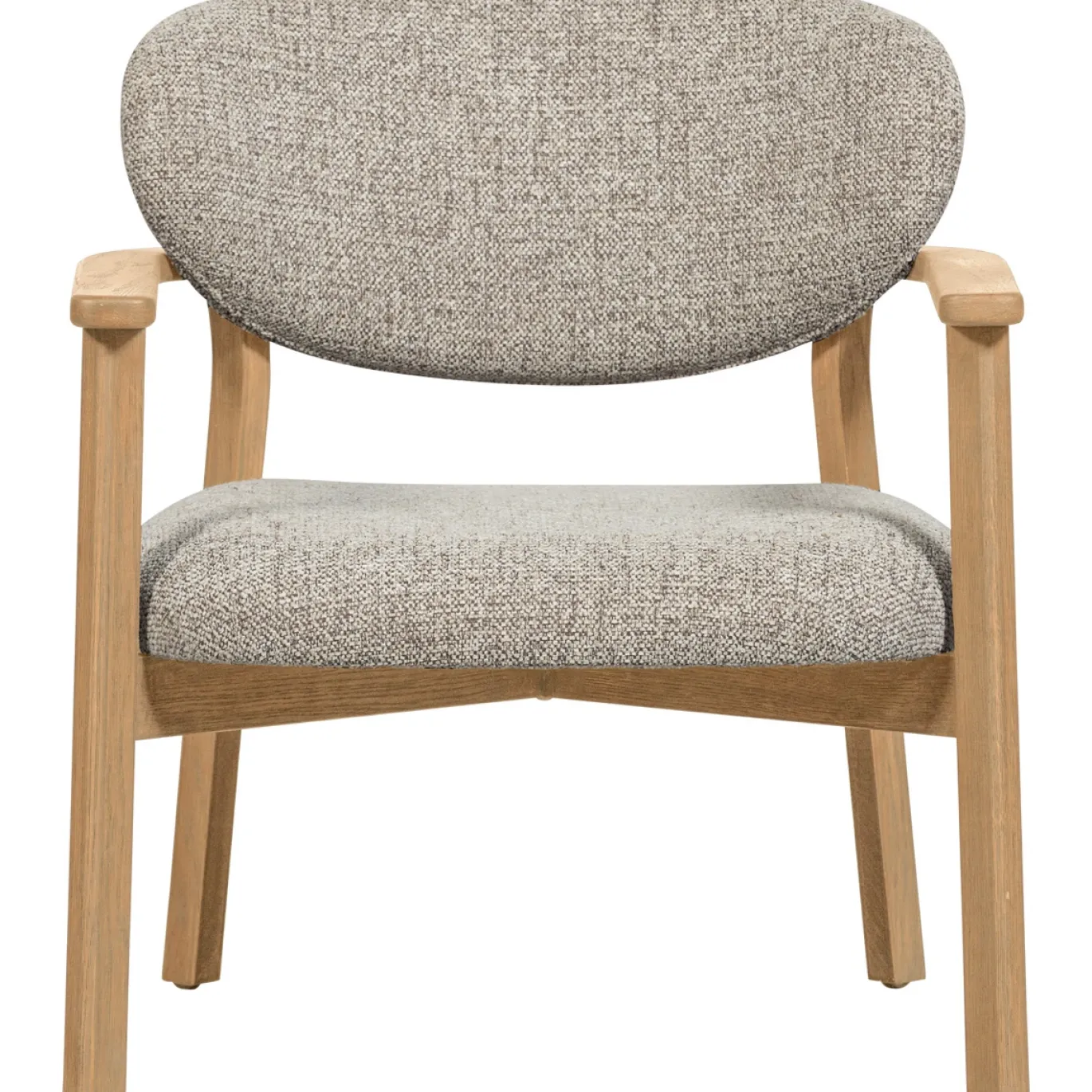 Woood Fauteuil Udar Naturel Met Houten Frame Naturel