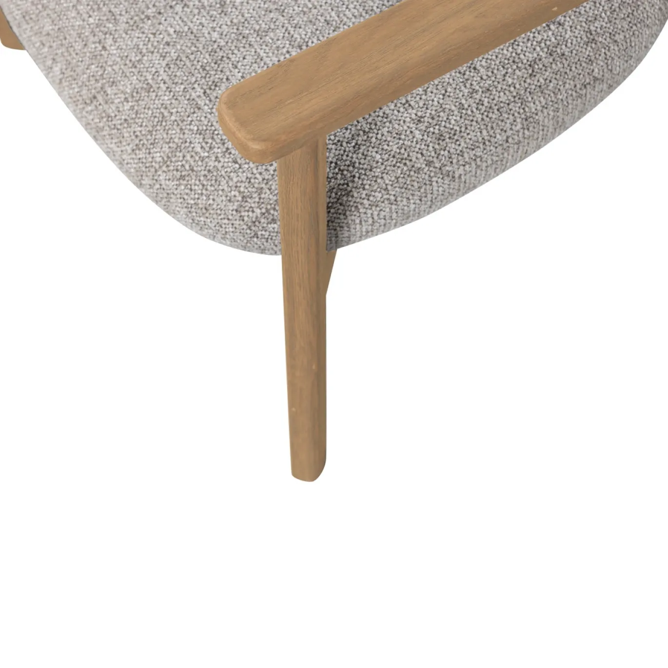 Woood Fauteuil Udar Naturel Met Houten Frame Naturel