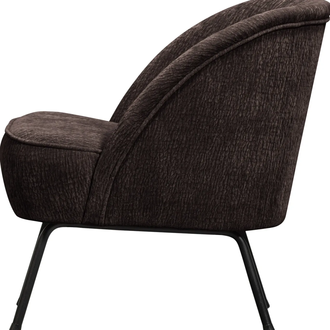Woood Fauteuil Vogue Chenille Donkerbruin