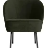 Woood Fauteuil Vogue Fluweel Dark Green