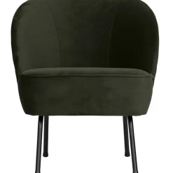 Woood Fauteuil Vogue Fluweel Dark Green