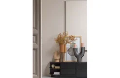 Woood Finca Tv Meubel Rond Links 78 Cm Grenen Zwart