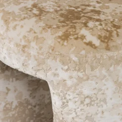 Woood Gestoffeerde Kruk Charlie Structuur Stof Beige