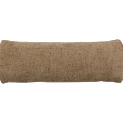 Woood Half Ronde Bank Batavier 4-zits Velvet Melange Lichtbruin