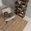 Woood Handgeweven Vloerkleed Noven Wol/katoen Zand 170x240cm