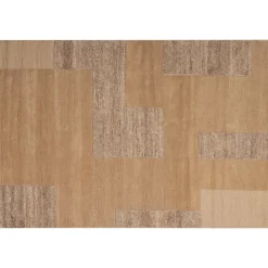Woood Handgeweven Vloerkleed Noven Wol/katoen Zand 170x240cm