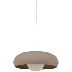 Woood Hanglamp Tivo Rond Metaal Hoogglans Zand
