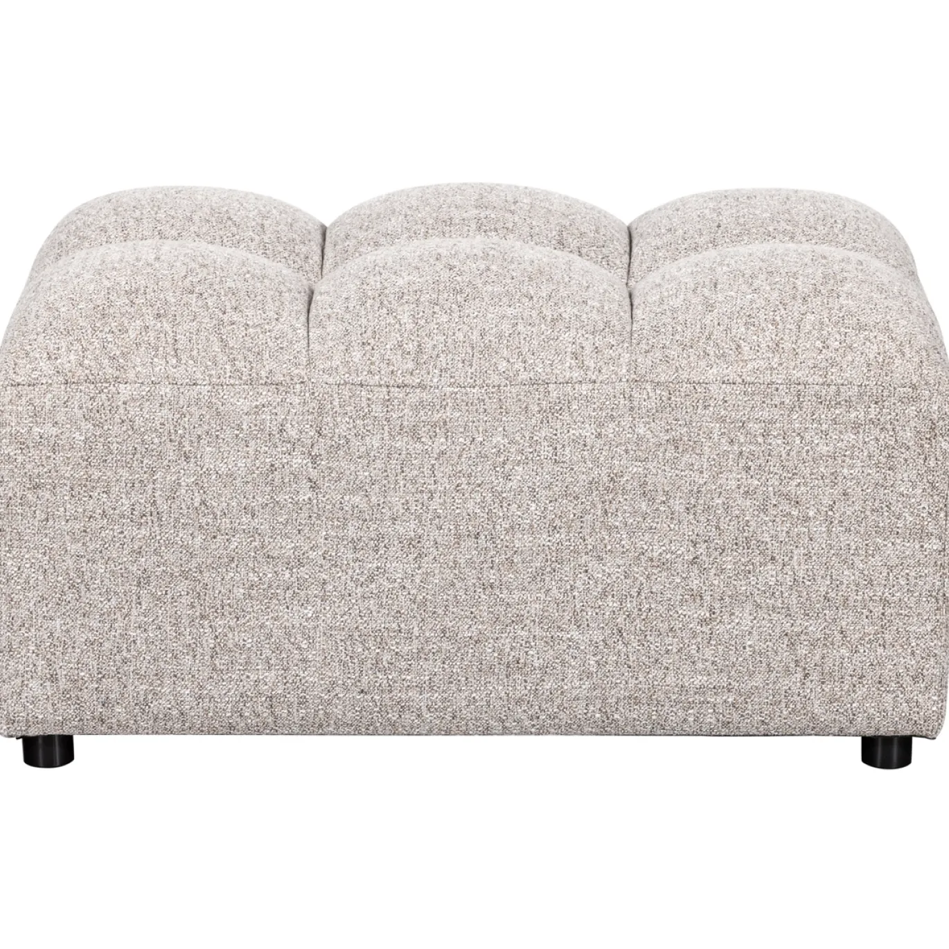 Woood Hocker Allure Geweven Stof Naturel Melange