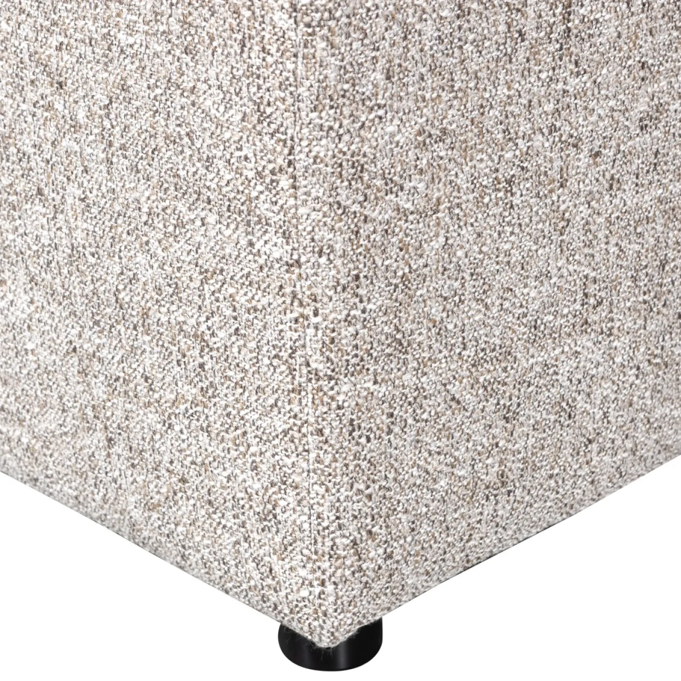 Woood Hocker Allure Geweven Stof Naturel Melange