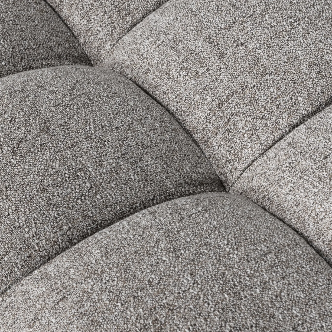 Woood Hocker Allure Geweven Stof Klei Melange